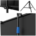 CRONY 72“projector screen with stand Portable Foldable Projection Movie Screen Fabric
