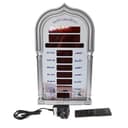 Crony AZ-4009 Auto Islamic Azan Clock Multi LED Muslim Azan Clock, Prayer Wall Islamic Prayer Clocks