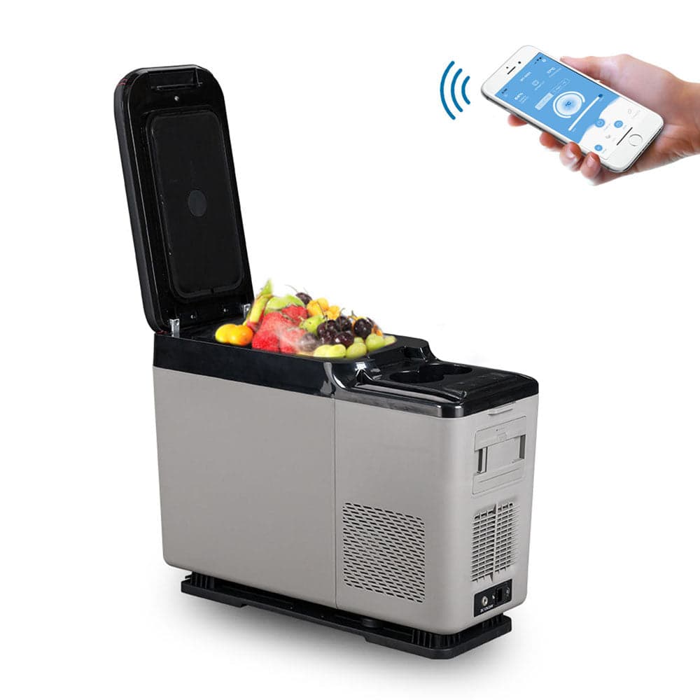 CRONY CF15 15L Vehicle Refrigerator with APP DC 12V for centre armrest in car truck refrigerator no have battery