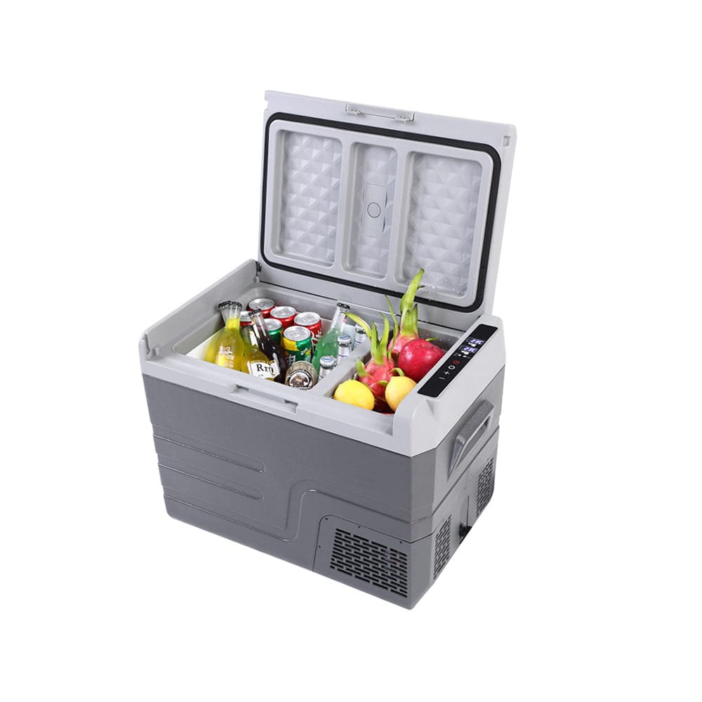 CRONY 46L QN46A double temperature system Car Refrigerator 46liter Car Fridge portable fridge Freezer compact Refrigerator for Car