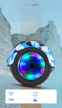 CRONY speed car D1+BT+Light+Cartoon 6.5 inch 2 wheel smart balance hover board BLE connected 350W LED lights self balancing electric scooter