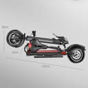 CRONY V10 Fast Speed E-scooter1000w 10inch max speed 65 km/h Fast Speed E-scooter 48v 1000w strong powerful electric scooter foldable electric scooter
