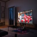 CRONY 72“projector screen with stand Portable Foldable Projection Movie Screen Fabric