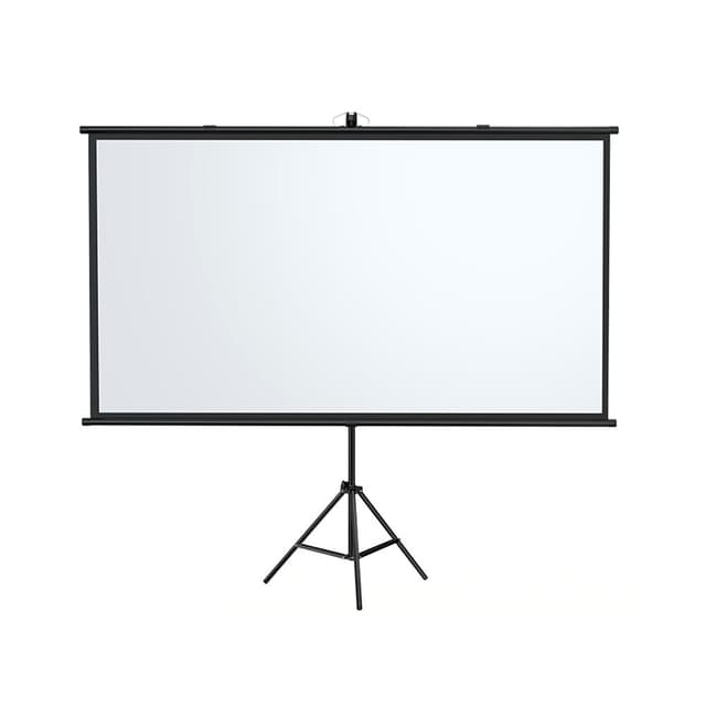 CRONY 72“projector screen with stand Portable Foldable Projection Movie Screen Fabric