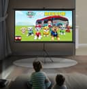 CRONY 72“projector screen with stand Portable Foldable Projection Movie Screen Fabric