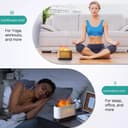 مرطب ومعطر للهواء 3D Warm Flame Led Mist Air Humidifier Essential Oil Diffuser مع ريموت كنترول