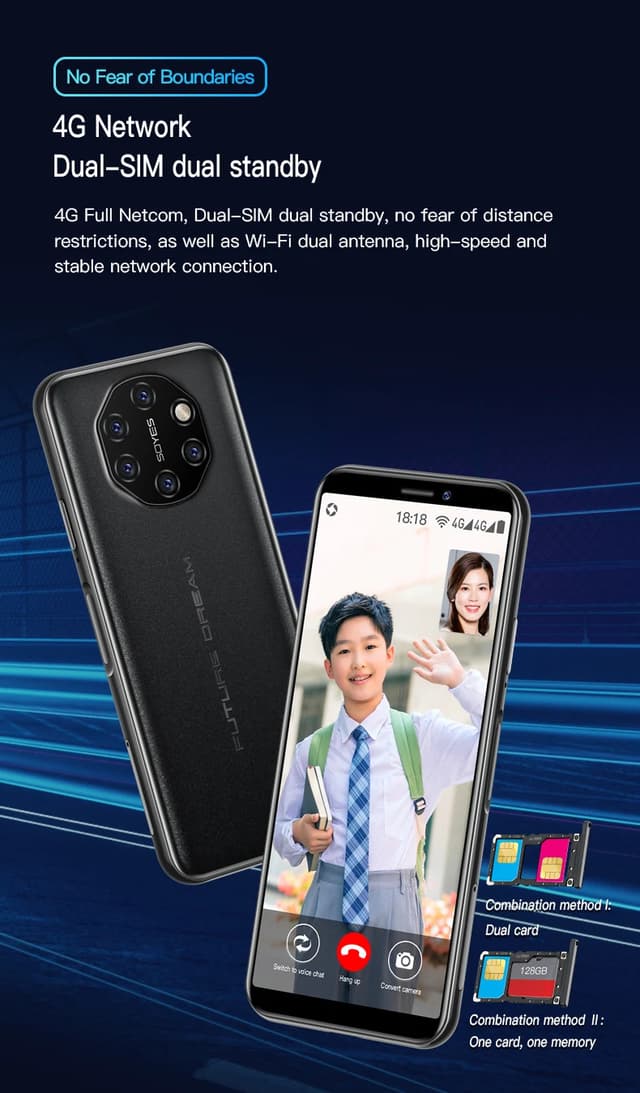 ميني سمارت فون بنظام أندرويد 6.0 Soyes S10i mini smartphone سعة 64GB