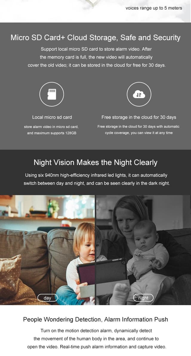 T9G2 Smart Mini 4G Nano SIM card IP Security Camera 1080P