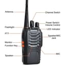 Baofeng 5W BF- 888s 4PCS Walkie Talkies Handheld Two Way Radios Battery and Charger