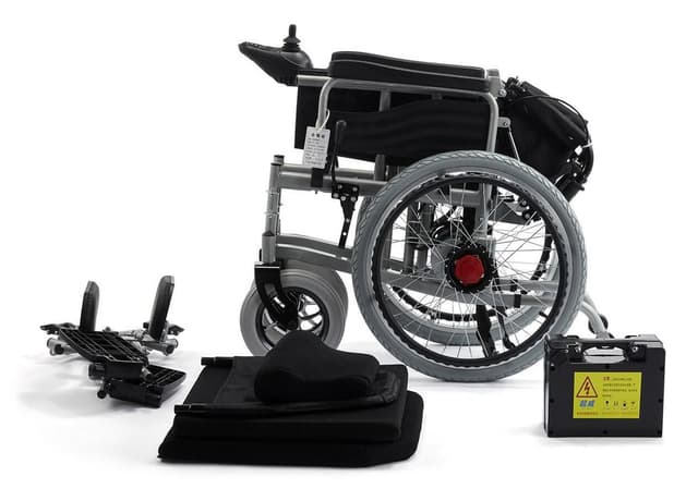 كرسي متحرك كهربائي لذوي الإحتياجات الخاصة 500 واط CRONY Electric wheelchair Automatic Manual