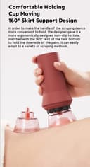 جهاز الحجامة الذكي والتدليك الكهربائي (الجواشا) Zdeer Intelligent Cupping Scraping Massager