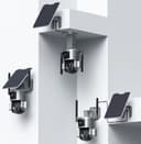 كاميرا المراقبة الخارجية بالطاقة الشمسية بعدستين Dual Linkage 4G Solar PTZ Smart Camera