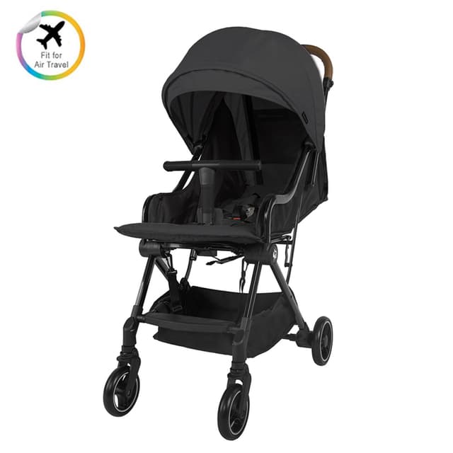 عربة اطفال قابلة للطي - أسود  Robin Travel Stroller - Bumble & Bird