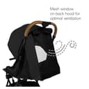 عربة اطفال قابلة للطي - أسود  Robin Travel Stroller - Bumble & Bird