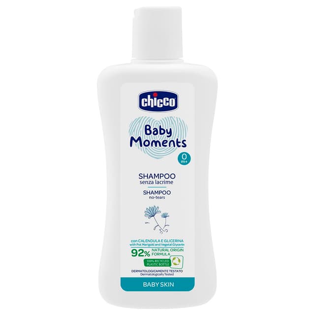 شامبو اطفال شيكو مع بلسم 200 مل Chicco Baby Moments  Shampoo No Tears 200ml