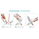 كرسي طعام اطفال قابل للدوران 360 درجة منشكين Munchkin Cloud High Chair