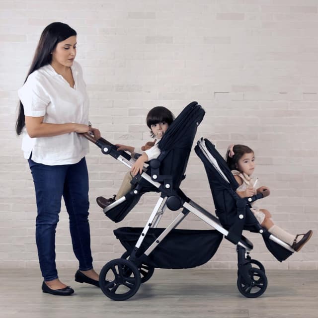 Bumble &amp; Bird Bumble & Bird - Dove Double Stroller - Grey