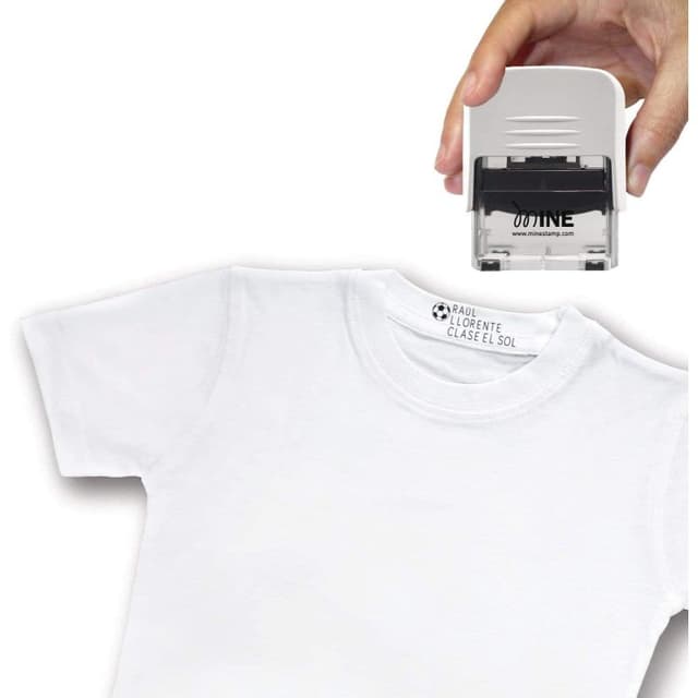ختم اسم لتخصيص الملابس والكتب للأطفال ماين ستامب Mine Stamp Compact Stamp For Clothes & Books