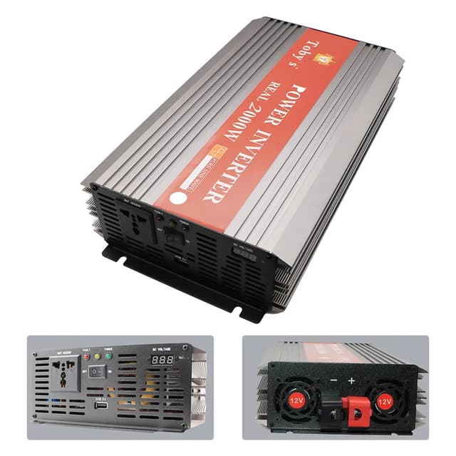 محول كهربائي للسيارة 2000 واط Toby's Power Inverter