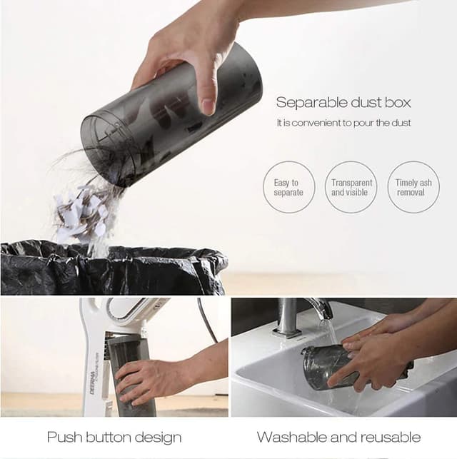 مكنسة كهربائية سلكية محمولة Deerma Corded Vacuum Cleaner DX700S بقوة 600 واط