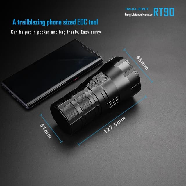 Imalent RT90 Flashlight 4800 lumens
