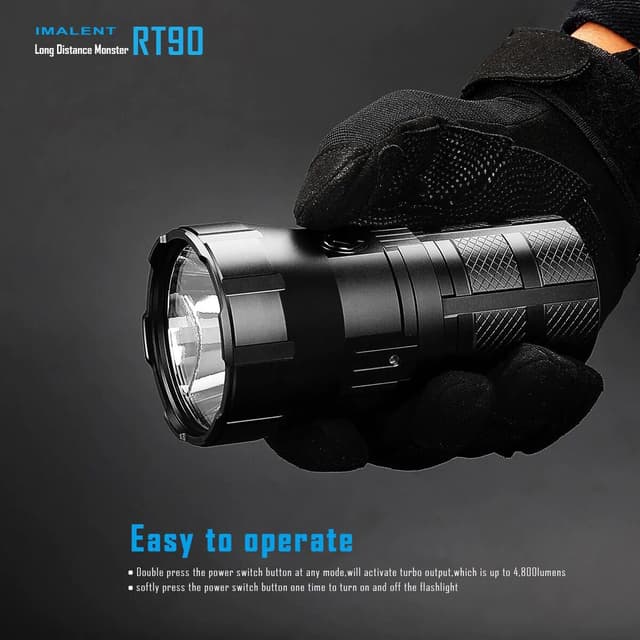 Imalent RT90 Flashlight 4800 lumens