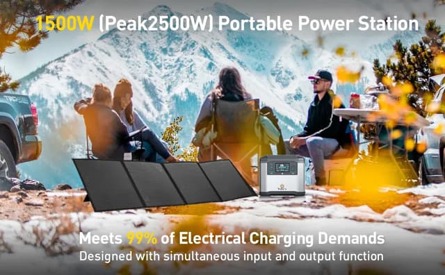 بطارية متنقلة للرحلات 1500W توبيز Toby's Portable Power Station TBS-273A