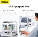 مروحة صغيرة للمكتب Baseus Refreshing Monitor Clip-On & Stand-Up Desk Fan