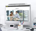 مروحة صغيرة للمكتب Baseus Refreshing Monitor Clip-On & Stand-Up Desk Fan
