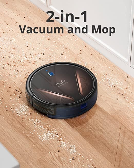 Eufy RoboVac G20 Hybrid 2-In-1 Vacuum & Mop - Black