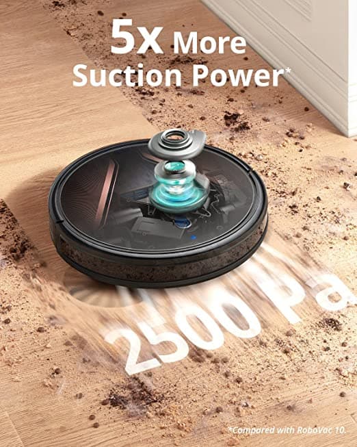 Eufy RoboVac G20 Hybrid 2-In-1 Vacuum & Mop - Black