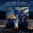 بروجكتر صغير محمول بالبطارية فولتو Volto Sky 009 Pro 3D Smart Projector Android Mini Pocket