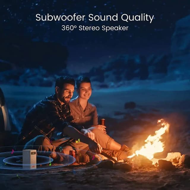 بروجكتر صغير محمول بالبطارية فولتو Volto Sky 009 Pro 3D Smart Projector Android Mini Pocket