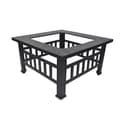 Generic Outdoor Garden Square Fire Pit with Cover