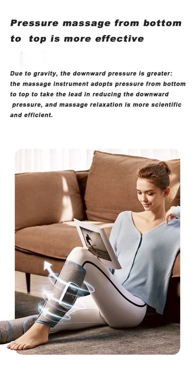 جهاز مساج الأرجل الإحترافي SKG Bm3 Leg Massager With Heat