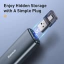 Baseus Orange Dot Wireless Presenter (Red Laser) Grey
