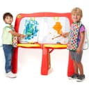 لعبة لوحة الرسم المزدوجة سوبر دوبر من كرايولا للأطفال مع كرسي  Crayola Super Duper Art Studio