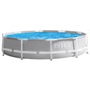مسبح 10×30 انش رمادي انتكس Intex 10ft x 30 Prism Frame Pool Set