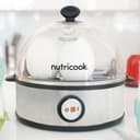 سلاقة بيض سريعة 7 بيضات من نوتري كوك لون فضي Nutricook Rapid Egg Cooker 7 Egg Capacity