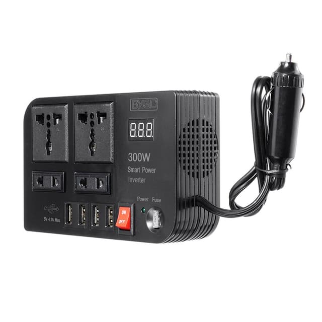 محول كهربائي للسيارة 300 واط Bygd Car Power Inverter E8982 Charger Converter