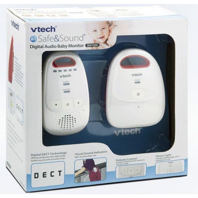 Vtech - Digital Audio Baby Monitor - Red