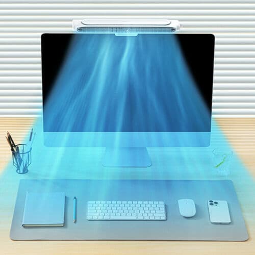 مروحة صغيرة للمكتب Baseus Refreshing Monitor Clip-On & Stand-Up Desk Fan