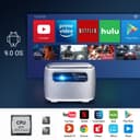 بروجكتر باينتك محمول بالبطارية Byintek Smart Projector 3D UFO R20 Pro