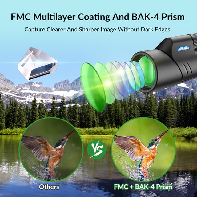 Apexel Hd Zoom 10-20X Monocular Telescope