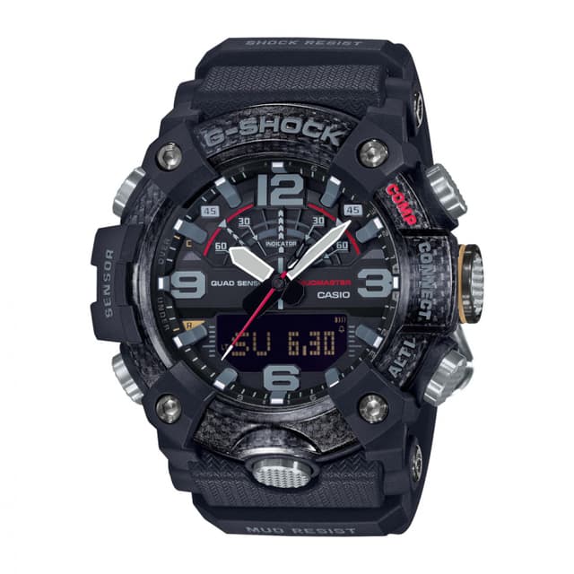 ساعة كاسيو جي شوك ماستر اوف جي مدماستر أنالوج و رقمي رجالي أسود Casio G-SHOCK MASTER of G MUDMASTER Men Watch GG-B100-1ADR