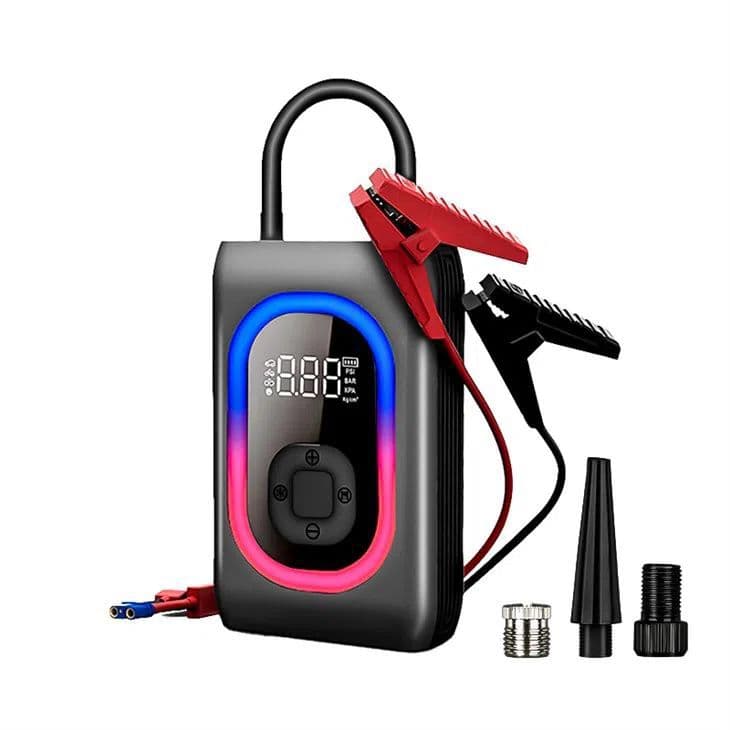 5 In 1 Portable Multifunctional Car Air Pump & Jump Starter
