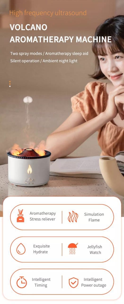 Volcano Aroma Diffuser Ultrasonic Oil Diffuser