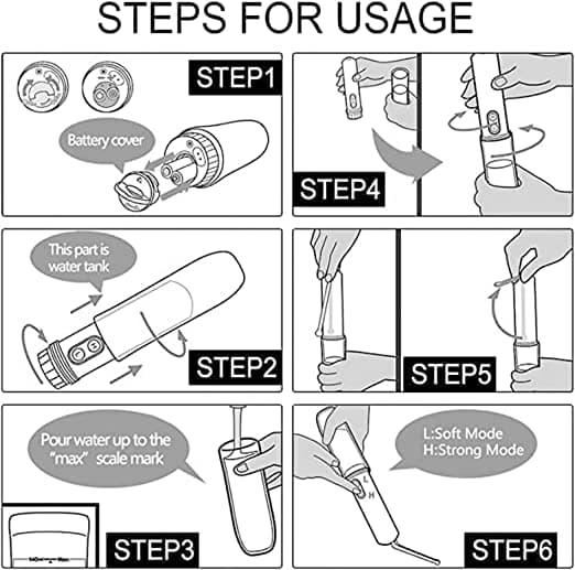 Handy Care Portable Travel Electric Bidet Sprayer