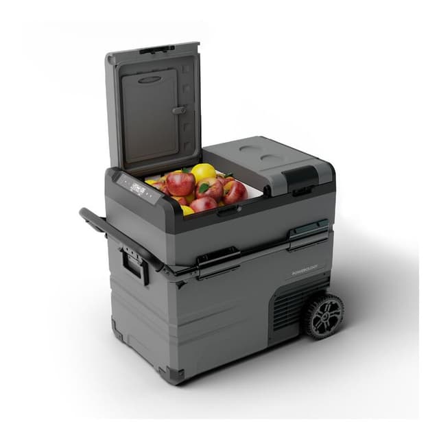 ثلاجة سيارة تجميد باورولوجي 55 لتر 15600 مللي أمبير Powerology Smart Dual Compartment Portable Fridge & Freezer