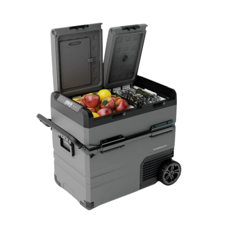Powerology Smart Dual Compartment Portable Fridge & Freezer 15600 mAh 55L